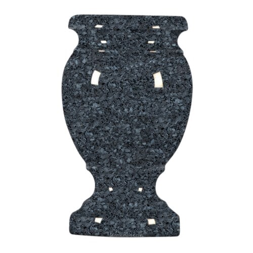 Bahama Blue Granite Vase VI