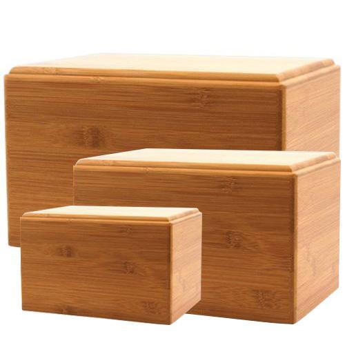 Bamboo Pet Eternity Wood Urns