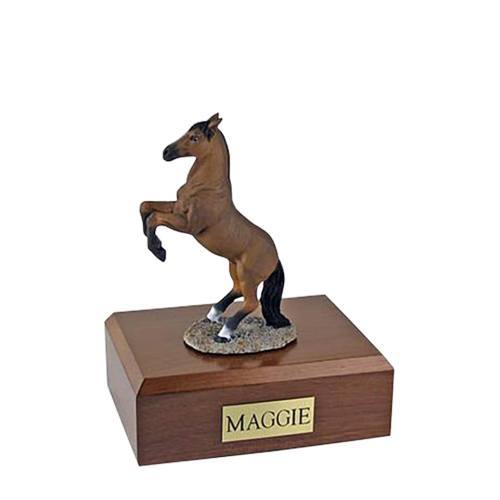 Bay Rearing Small Horse Cremation Urn