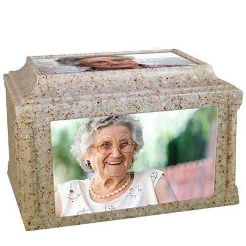 Beach Sand Cultured Photo Urn