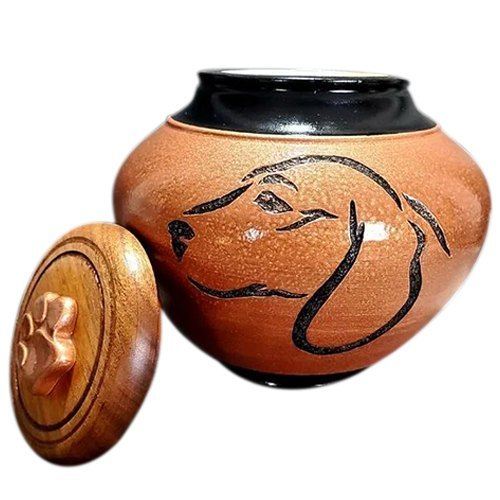 Beagle Ceramic Cremation Urn