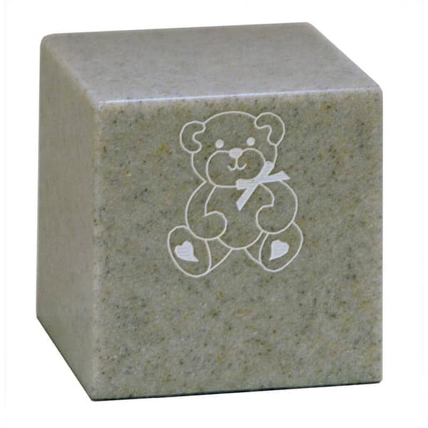 Bear Granite Baby Cremation Urn
