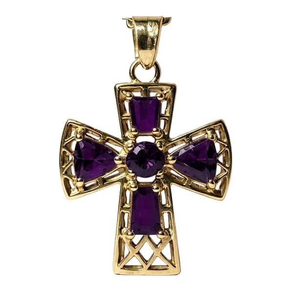 Belief Cross Cremation Crystal Necklace