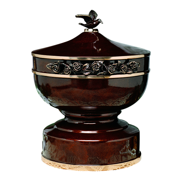 Belles Fleurs Bronze Cremation Urn