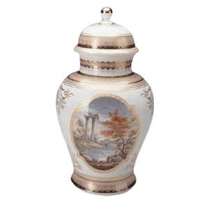 Belvediere Porcelain Cremation Urn