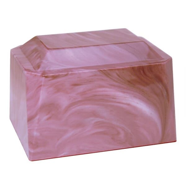 Berry Swirl Cultured Marble Cremation Urn