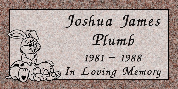 Best Friend Child Granite Grave Markers