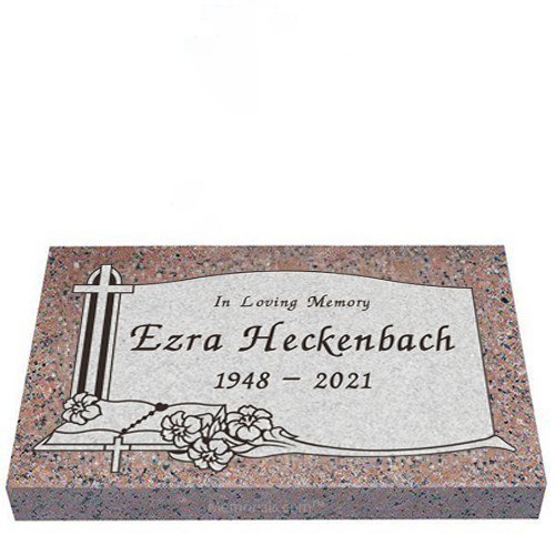 Biblical Granite Grave Marker 20 x 10