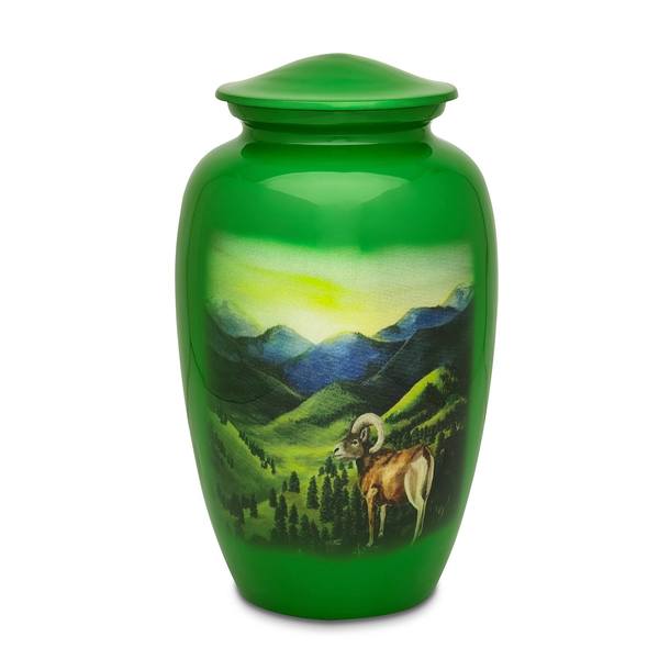 Bighorn Sheep Cremation Urn