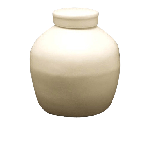 Basic Cream Biodegradable Urn