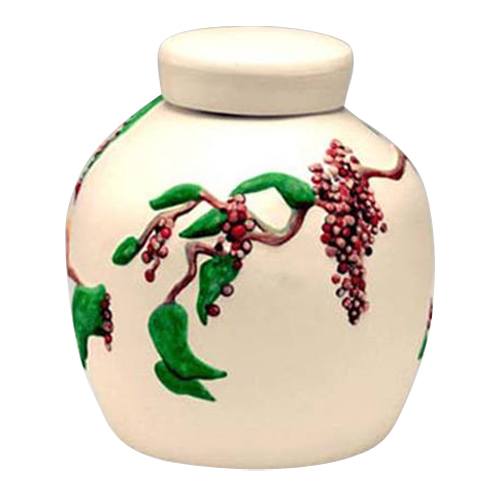 Grape Leaves Biodegradable Urn