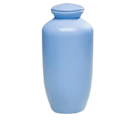 Blue Biodegradable Cremation Urn