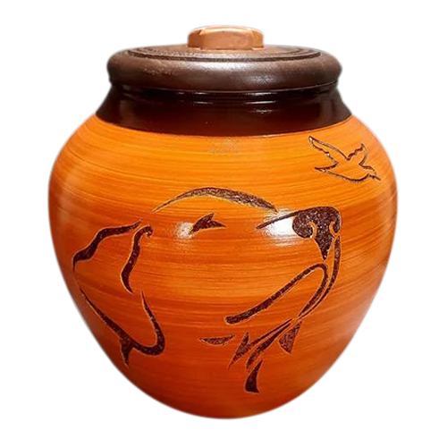 Bird Dog Ceramic Cremation Urn
