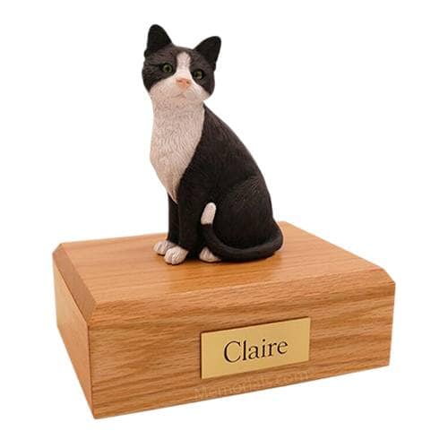 Black & White Cat Urns