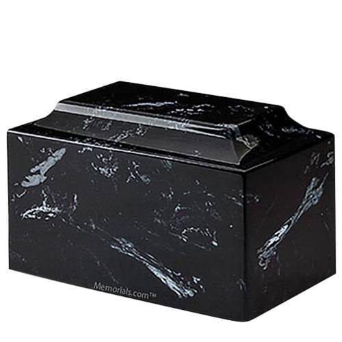 Black and White Marble Urn