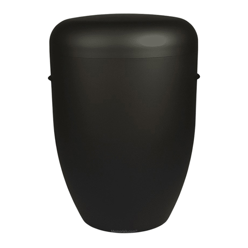Black Biodegradable Cremation Urn
