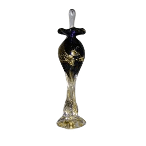 Black Gold Leaf Keepsake Urn