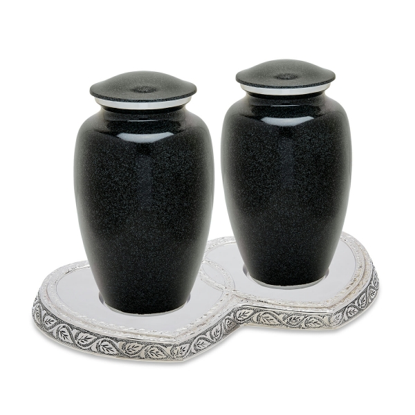 Black Granite Companion Urns