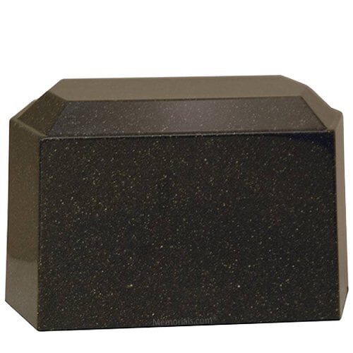 Black Granite Cultured Cremation Urn Black Granite Cultured Cremation Urn