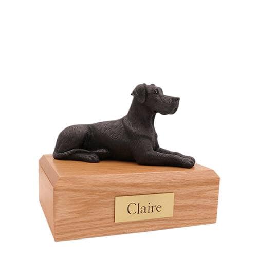 Black Labrador Small Dog Urn