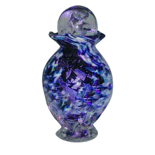 Black Rainbow Glass Cremation Urns