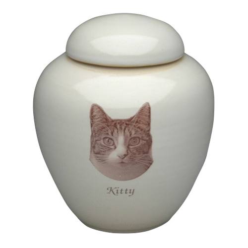 My Cat Picture Ceramic Cremation Urn