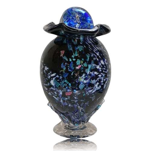 Moonshine Glass Cremation Urn