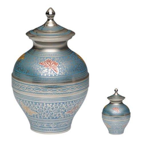 Blue Coral Butterfly Cremation Urns