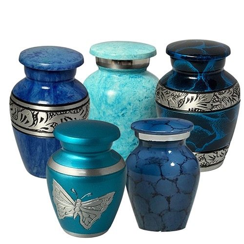 Blue Cremation Keepsake Bundle 