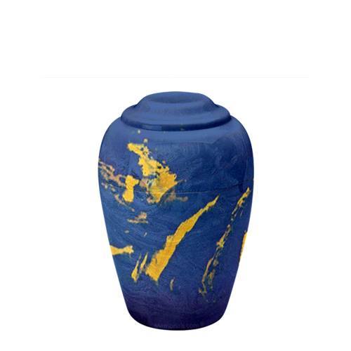 Blue Essence Cultured Marble keepsake Urn