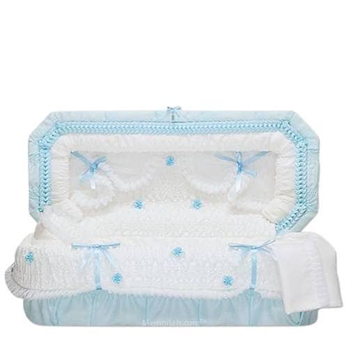 Blue Fair Medium Child Casket