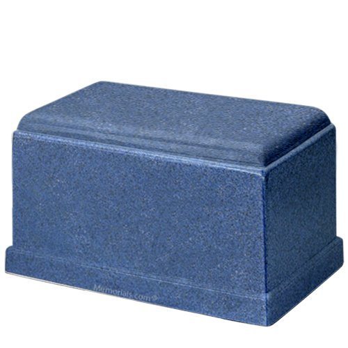 Blue Memorial Cultured Burial Urn