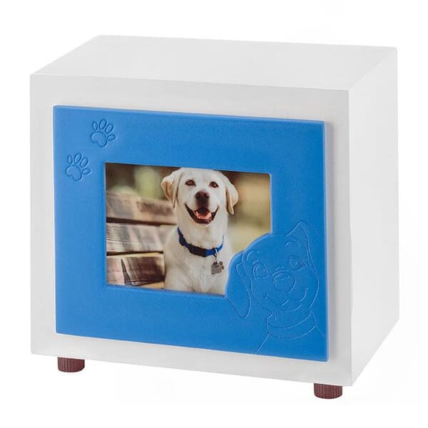 Blue Paw Large Photo Dog Cremation Urn