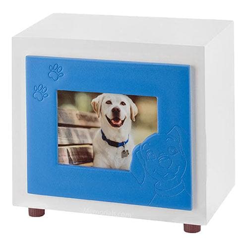 Blue Paw Large Photo Dog Cremation Urn