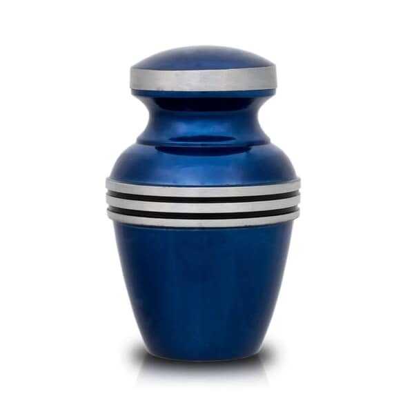 Blue Royal Memorial Keepsake Urn