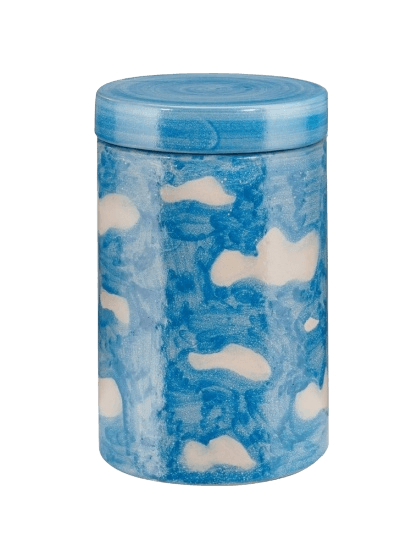 Blue Skies Ceramic Cremation Urn