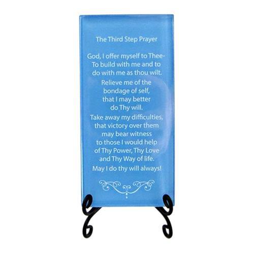 Blue The Third Step Prayer Plaque