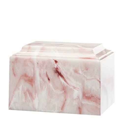 Blush Cultured Marble Mini Urn