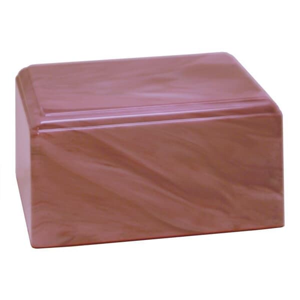 Blushed Rose Cultured Marble Child Cremation Urn