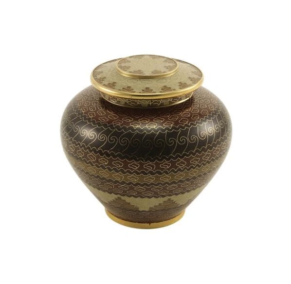 Bohemian Cloisonne Keepsake Cremation Urn