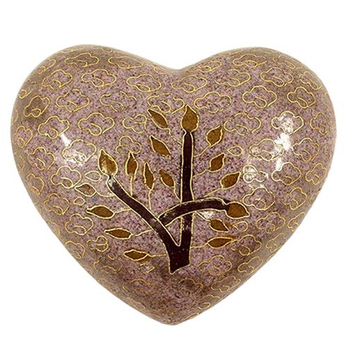 Bohemian Heart Cloisonne Cremation Urn