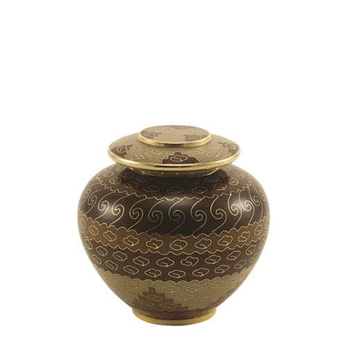 Bohemian Small Cloisonne Cremation Urn