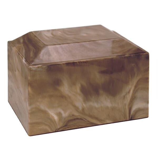 Boho Aura Cultured Marble Urn