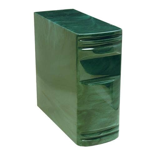 Book of Green Cultured Cremation Urn Book of Green Cultured Cremation Urn