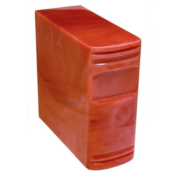 Book of Ruby Cultured Cremation Urn