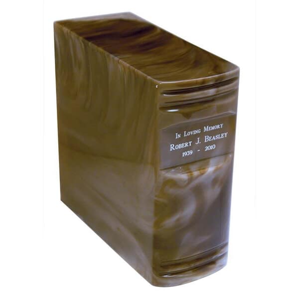Book of Warmth Cultured Cremation Urn