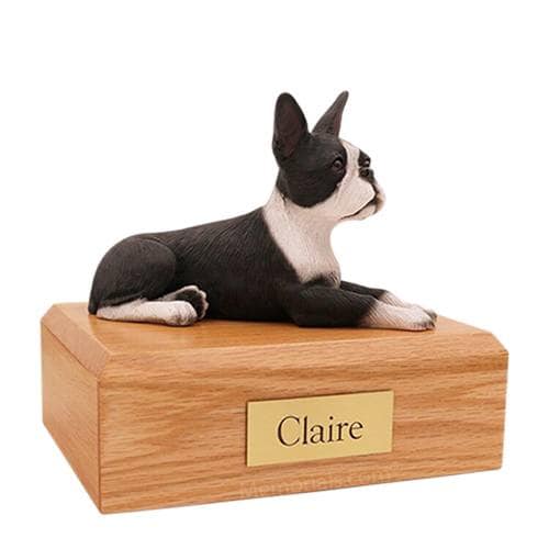 Boston Terrier Large Cremation Urn