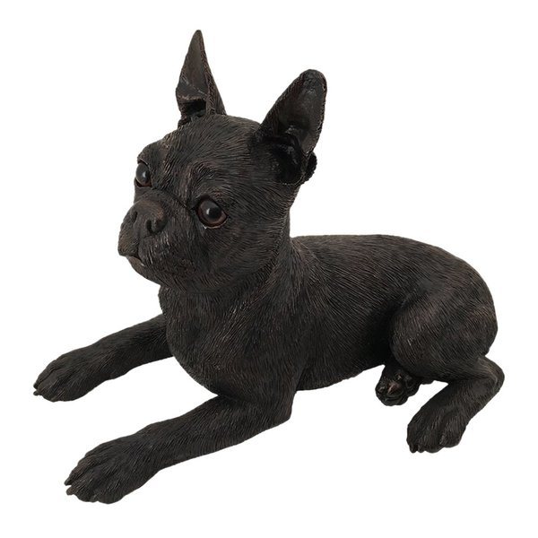 Boston Terrier Shadow Cast Dog Urn