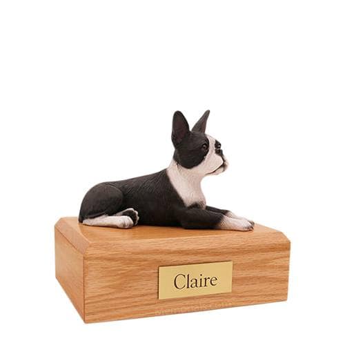Boston Terrier Small Cremation Urn