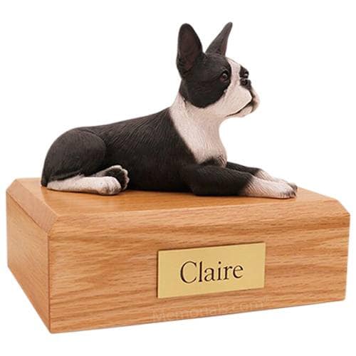 Boston Terrier X Large Cremation Urn